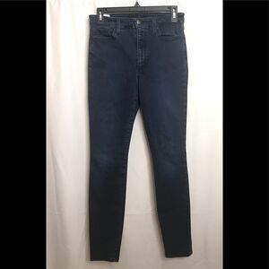 Joe's Jeans High Rise Skinny Jeans Dark Wash 28